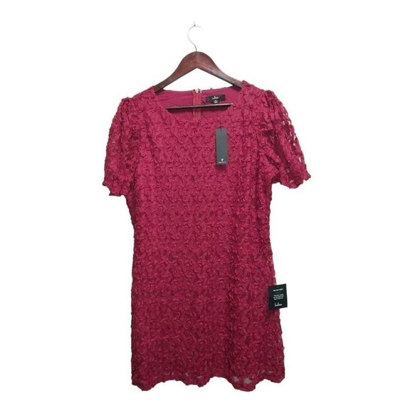 NWT Beautiful deep red lace dress by lulu's size XL - Picture 1 of 3